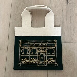 Daunt Books Mini Metallic Canvas Bag